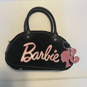 Barbie Black and Pink Handbag